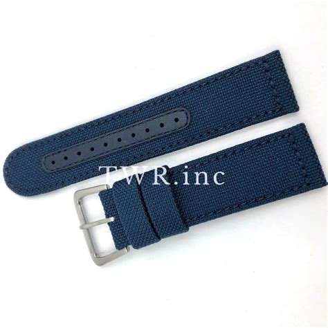 Genuine Seiko 22mm Blue Nylon Strap Fits Watch Sne329 Watch Band L0bh0