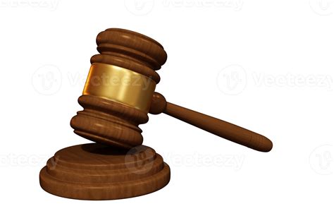 Judge S Gavel 3D Render 17785282 PNG