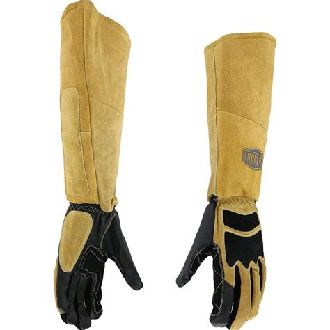 Ironcat Large Premium Top Grain Goatskin Leather 20 In Stick Welding