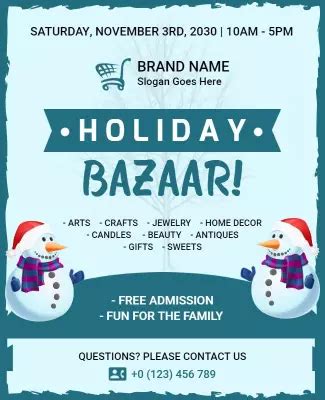 Free Bazaar Flyer Templates Photoadking