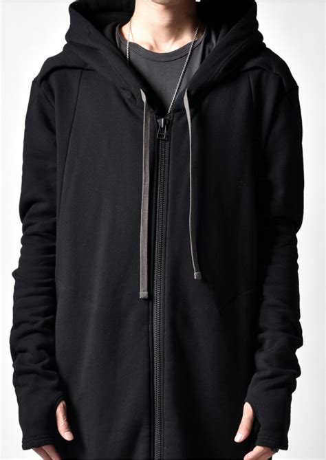 Darkshadow Long Oversized Full Zip Hoodie | Ofelya Boutique