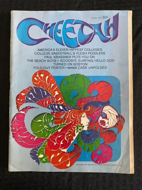 RARE CHEETAH OCTOBER Mama Cass Nude Poster Frank Zappa FIRST ISSUE PicClick UK