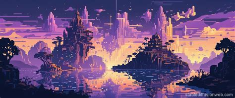 Mystical Pixel Art Adventure | Stable Diffusion Online