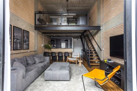 Loft Em São Paulo Destaca O Estilo Industrial