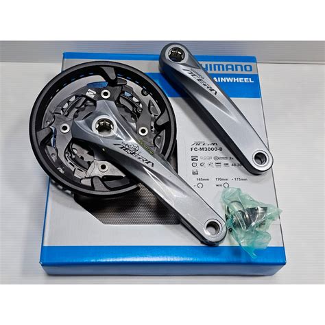 全新shimano Acera Fc M3000 8 40 30 22 9速八爪大盤 9速大盤組 蝦皮購物