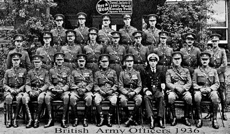 British Army Officers 1936 Classic Officers Uniforms From Flickr