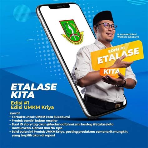 Bangkitkan UMKM Wali Kota Sukabumi Gulirkan Etalase Kita Republika