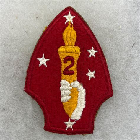 WW2 US 2nd Marine Division Patch – Fitzkee Militaria Collectibles