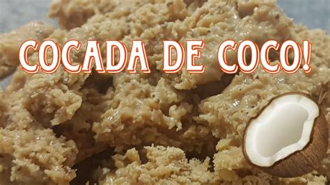 Cocada de coco leite condensado simples e fácil de fazer