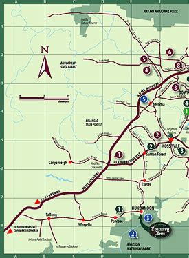 Map Of Southern Highlands - Zip Code Map