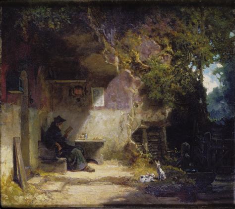 Der Einsiedler Vor Seiner Klause Carl Spitzweg Als Kunstdruck Oder