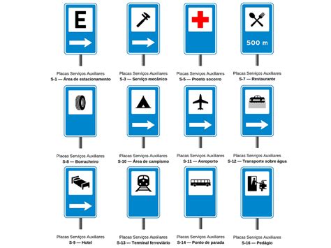 Placas Educativas E Auxiliares Placas De Tr Nsito