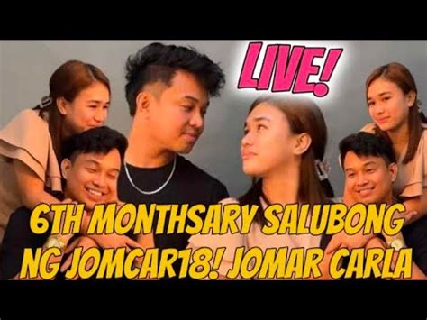 Jomcar Monthsary Salubong With Carla And Jomar Sa Live Law Of