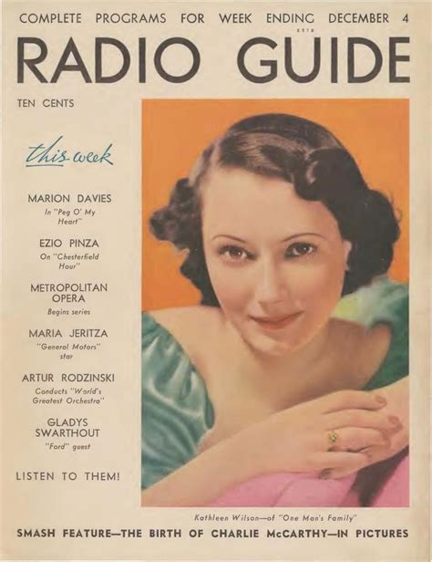 An Advertisement For Radio Guide With A Woman In Green Dress And Ring On Her Finger