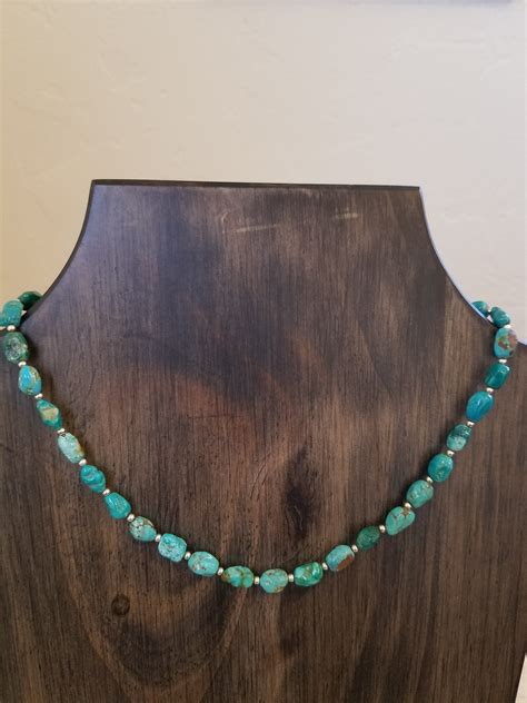 Nevada Turquoise Nugget Necklace Nkl