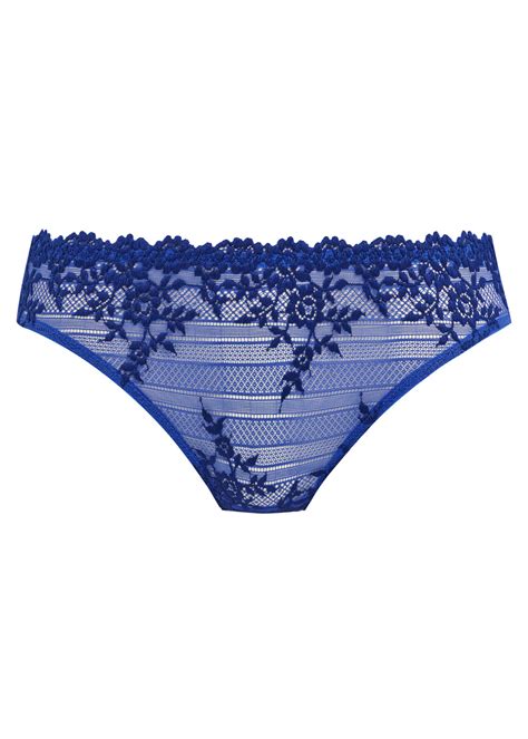 Embrace Lace Beaucoup Blue/bellwether Blue Brief from Wacoal