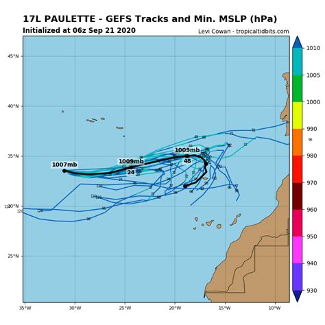 Paulette Y Gran Desalojo De Una Masa De Aire Polar Cazatormentas