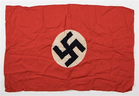 Lot - N.S.D.A.P. FLAG FROM HEINRICH HIMMLER'S HOME