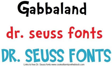 Dr Seuss Font Svg