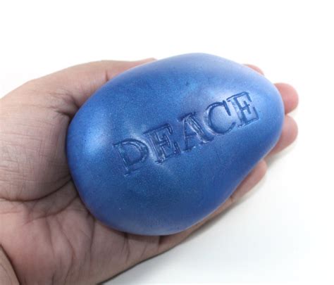 Peace Stone Soap Peace Rock Soap Inspiration Stone Garden Etsy