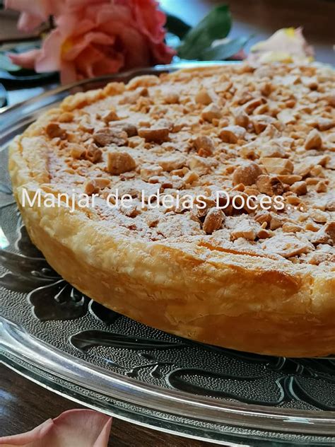 Manjar de ideias doces e não só Tarte de amêndoa massa folhada