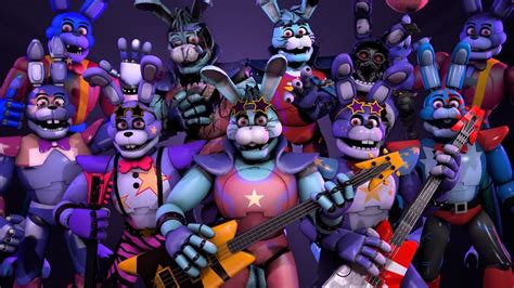 Glamrock Bonnie Generations Fnaf Sb Speed Art Sfm Youtube