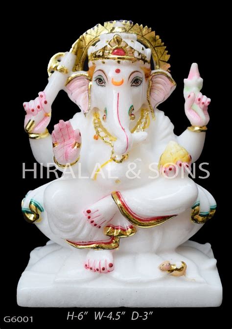 Marble God Statue Jaipurcrafts Marble Ganesha Statue Size