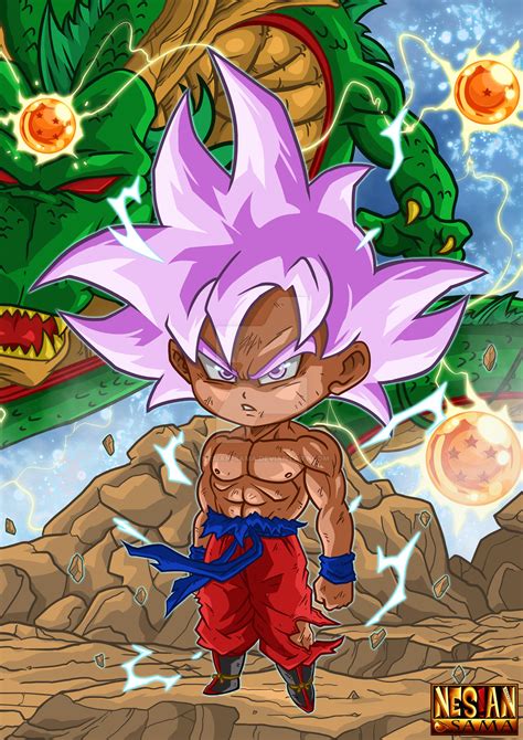 Goku Ui Chibi By Nesian Sama On Deviantart