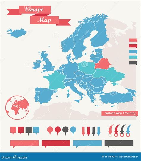 Infographic Elements Stock Vector Illustration Of Icon