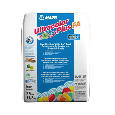 Mapei Ultracolor Plus Fa Grout — Form And Build Supply Inc