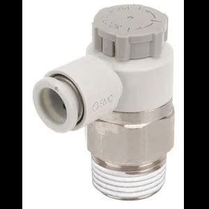SMC ข้อต่อปรับลม Speed Controller with One-touch Fitting Elbow Type ...
