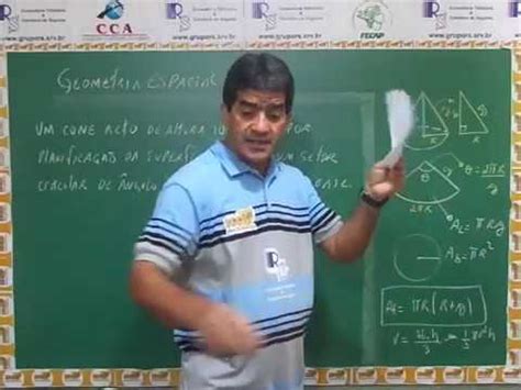 GEOMETRIA ESPACIAL AULA 56 CONE YouTube