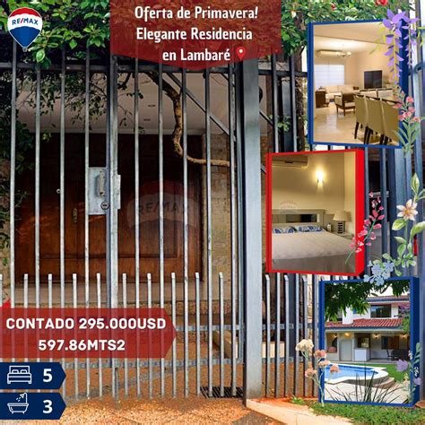 Vendo Hermosa Residencia En Lambare Ref Abf Infocasas Py