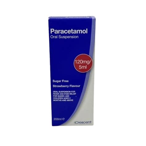 Paracetamol 120mg Oral Suspension For Pain Relief Well Pharmacy