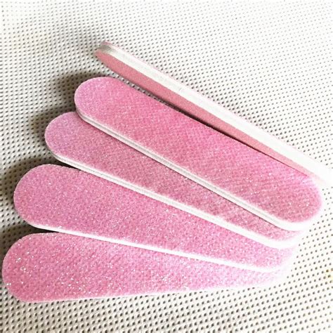 10 Pcs Lot Mini Nail File 280 Pink Sandpaper Nail File Baby Nail File