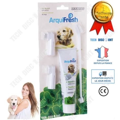 Td Brosse A Dent Et Dentifrice Chien Tartre Menthe Moyen Jouet Petit