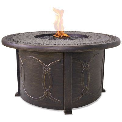 Endless Summer Cast Aluminum Propane Outdoor Fire Pit Table Natural Gas Fire Pit, Gas Fire Pits ...