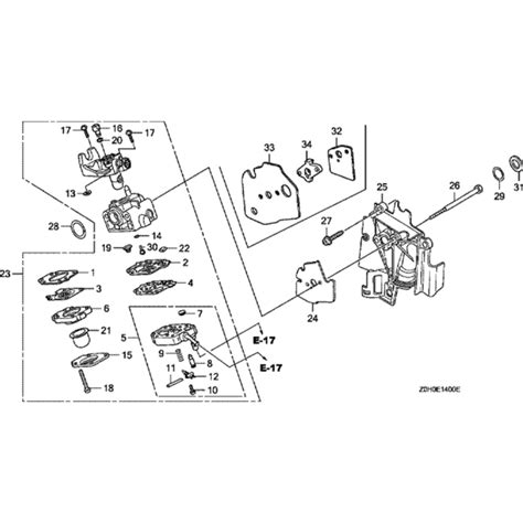 Carburettor Assembly For Honda GX25 GCAAM Engines L S Engineers