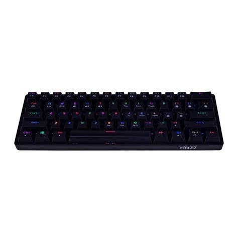 Teclado Mecanico Gamer Dazz Mk Rgb Bluetooth Switch Blue Preto