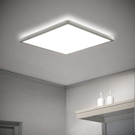 B K Licht Panel Led Ultra Slim Plafonnier Bureau Clairage Plafond