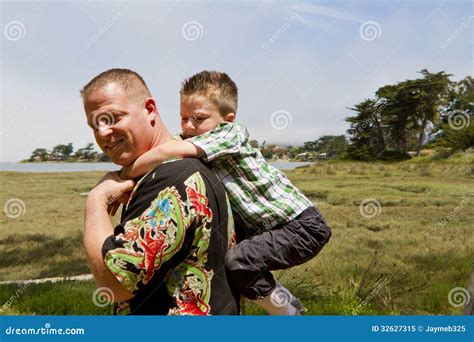 Father Son Bonding Stock Image Image Of Parent Fathers