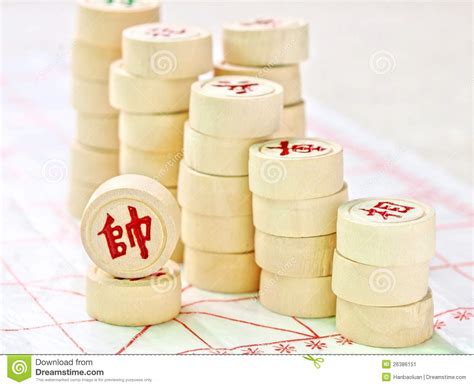 The Table Pile Up Chinese Chess Stock Image Image Of Piece Asia