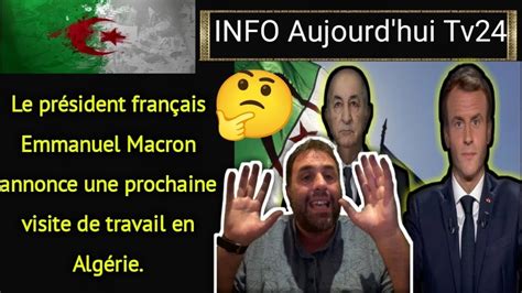 Abdou Semmar Et La Visite De Macron En Algerie Youtube