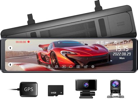 Amazon LINGDU LD05 12 Mirror Dash Cam Backup Camera 2K 1440P