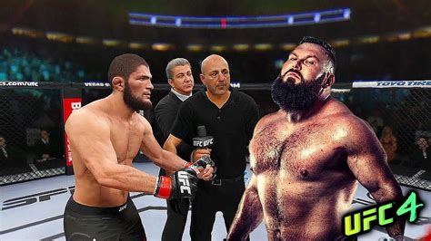 Khabib Nurmagomedov Vs Mike Parrow American Professional Wrestler