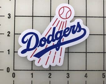 Dodgers decal | Etsy