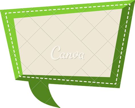 Speech Bubble 素材 Canva可画