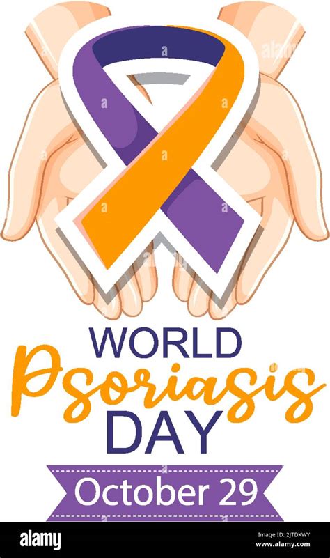 Ilustraci N De Dise O De Banner Del D A Mundial De La Psoriasis Imagen