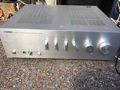 Yamaha A S500 Natural Sound Integrated Stereo Amplifier Silver EBay