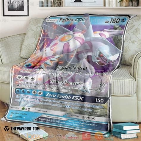 Hot Anime Pokemon Palkia Gx Forbidden Light Blanket Boxbox Branding